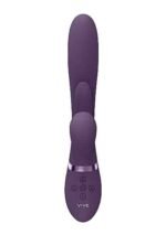 VIVE - Kura - G-punkt rabbitvibrator med tapping og bevegelse - Lilla