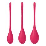 Satisfyer - Yoni Power 1 - Vaginakule Sett - Rød