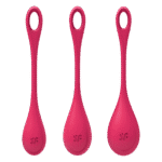 Satisfyer - Yoni Power 1 - Vaginakule Sett - Rød