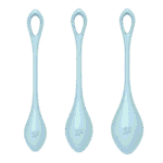 Satisfyer - Yoni Power 2 - Vaginakule Sett - Lyseblå