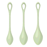Satisfyer - Yoni Power 2 - Vaginakule Sett - Lys Grønn