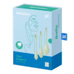 Satisfyer - Yoni Power 2 - Vaginakule Sett - Lys Grønn