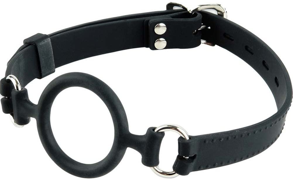BQS - Gag med O-ring i Silikon - Sort BQS - Gag med O-ring i Silikon - Sort
