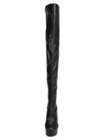 Erogance - Lårhøye Boots - D3063 - Sort - Bilde 4