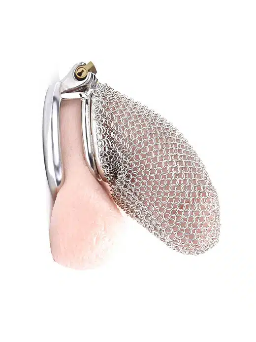 opr-278015-01mesh-cage-kjetting-meshchain-chainmail-armour-chastitycage-chastity-kyskhet-kyskhetsbur-cockcage-kuklaas-kukbur-xl-01 ringbrynje kyskhetsbur