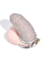 Chainmail Chastity Cage - Kyskhetsbur med ringbrynje design - X-Large - Bilde 8