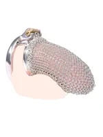 Chainmail Chastity Cage - Kyskhetsbur med ringbrynje design - Large - Bilde 7