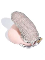 Chainmail Chastity Cage - Kyskhetsbur med ringbrynje design - Large - Bilde 4