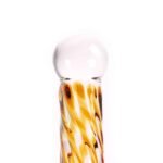 Kiotos Glass - Blå/Oransj Glassdildo