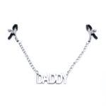 Brystklyper med kjetting  - Daddy