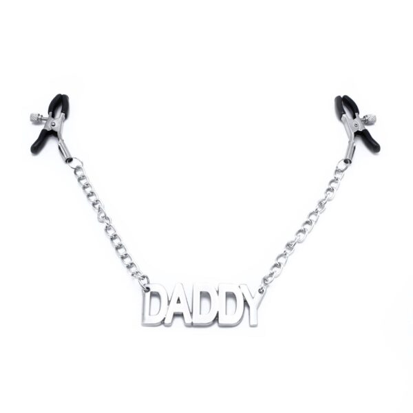 Brystklyper med kjetting  - Daddy