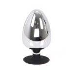 Stor Buttplug med Sugekopp - Metall