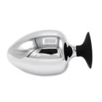 Ekstra stor Buttplug med Sugekopp - 80mm - Metall