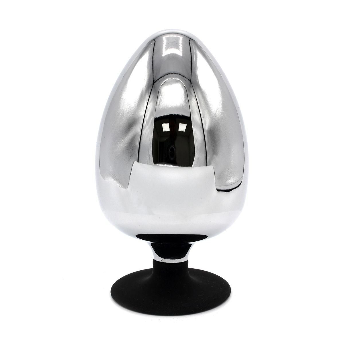Ekstra stor Buttplug med Sugekopp - 80mm - Metall Ekstra stor Buttplug med Sugekopp - 80mm - Metall