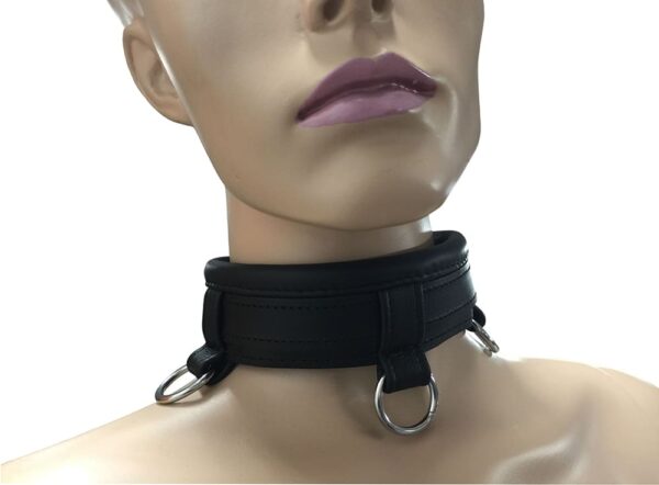 Kiotos - Collar av Lær med O-ringer