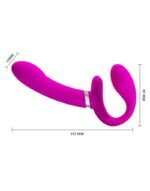 Pretty Love - Valerie - Stroppeløs Strap-on med Vibrasjon