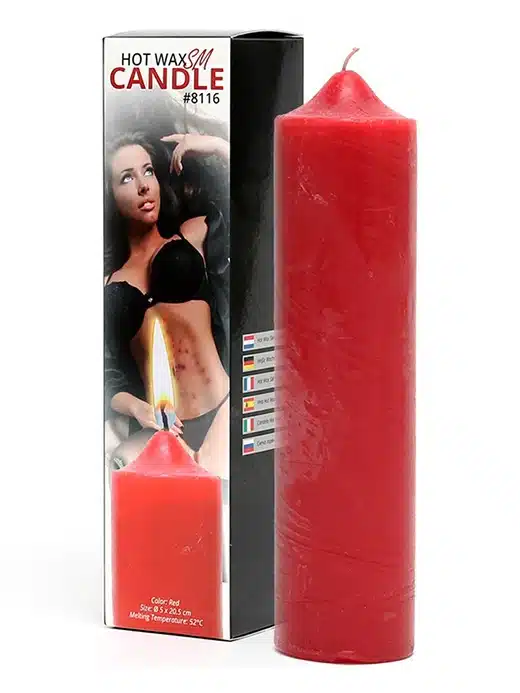 rimba-bdsm-candle-red Rimba - 1stk BDSM Lys - Rød - Bilde 1