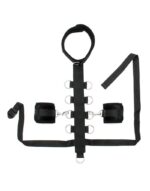 Rimba - Chest Restraint Harness med Cuffs - Sort