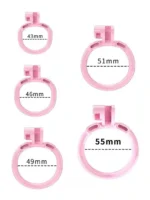 Rimba P-Cage PC02 - Kyskhetsbur - Large - Rosa - Bilde 6