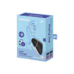 Satisfyer - Love Triangle - Reisevennlig Trykkbølgevibrator - Sort