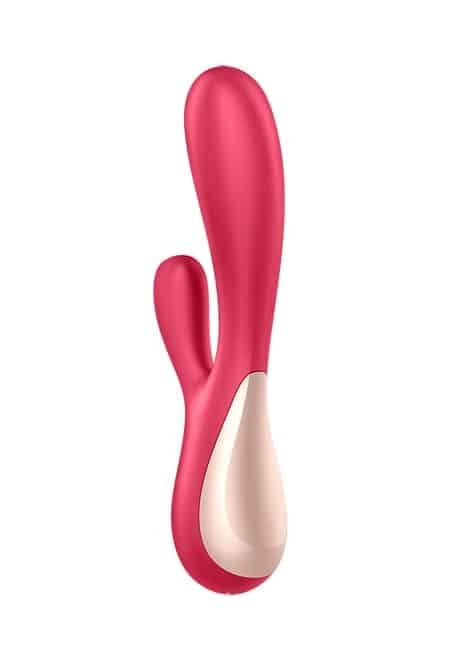Satisfyer Mono Flex - Rabbitvibrator med app - Red berry