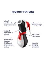 Satisfyer -  Holiday Edition - Trykkbølgestimulator  - Penguin
