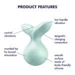 Satisfyer - Viva La Vulva 3 - Lay-on Vibrator - Mint