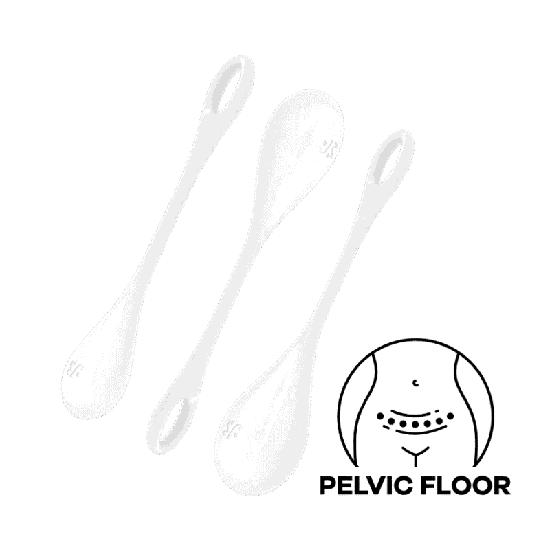 Satisfyer - Yoni Power 1 - Vaginakule Sett - Hvit
