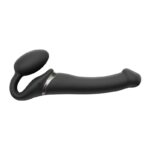 Strap-on-Me - Stroppeløs Strap On med Vibrering - Medium - Sort