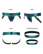 Strap-on-me - Leatherette Harness - Curious - Grønn