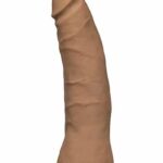 Doc Johnson - Vac-U-Lock - UR3 Ultraskyn - Tynn Dildo, 7" - Mørk Hudfarge