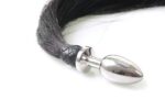 Metall buttplug med hestehale