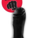All black - Dildo med liten pung sort 
