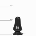 All Black - AB 39 Buttplug med Sugekopp