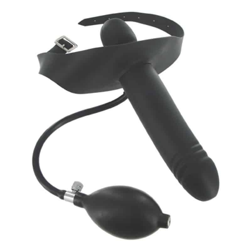 Master series - oppblåsbar gag med dildo Master series - oppblåsbar gag med dildo