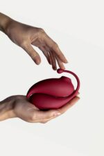 Inspiration - Vibrerende egg og trykkbølgestimulator med app - Gavesett Rødt