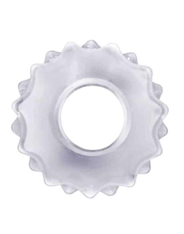PowerPlus - Transparent Penisring med tagger