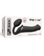 Strap-on-Me - Stroppeløs Strap On med Vibrering - Large - Sort