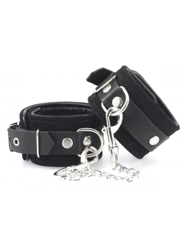 Rimba - Ankelcuffs med Karabinkroker - Sort