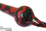 Avalon - WYVERN - Kort bullwhip, Sort og rød