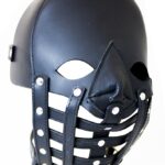 Avalon - WARDEN - Maske i lær med gitter