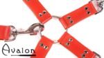 Avalon - SACRED - Hog-tie-sett med 5 deler - Rød