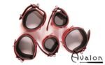 Avalon - DENY - Collar og Cuffs, 5 deler, Rødt