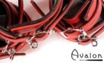 Avalon - DENY - Collar og Cuffs, 5 deler, Rødt