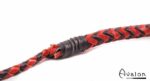 Avalon - SERPENT - Bullwhip heavy handle, Sort og rød 1,3 m