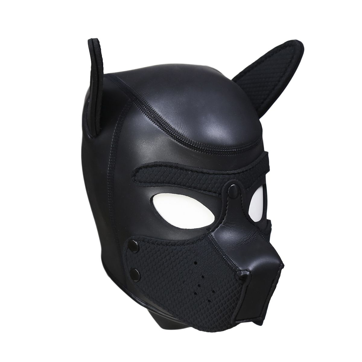 Neoprene Puppy dog - Sort Hundemaske - Large Neoprene Puppy dog - Sort Hundemaske - Large