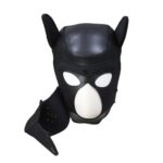 Neoprene Puppy dog - Sort Hundemaske - Large