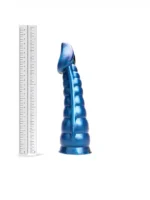 Kiotos Revolt Wave 16 - Dildo med markert hode - Blå/sort - Bilde 3