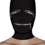 Ouch! Extreme zipper mask - maske med glidelås sort