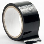 Bondagetape 20 meter sort for BDSM-lek